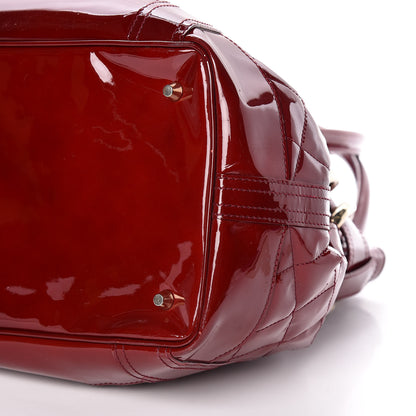Burberry Patent Quilted Beaton Red 6 of 10
