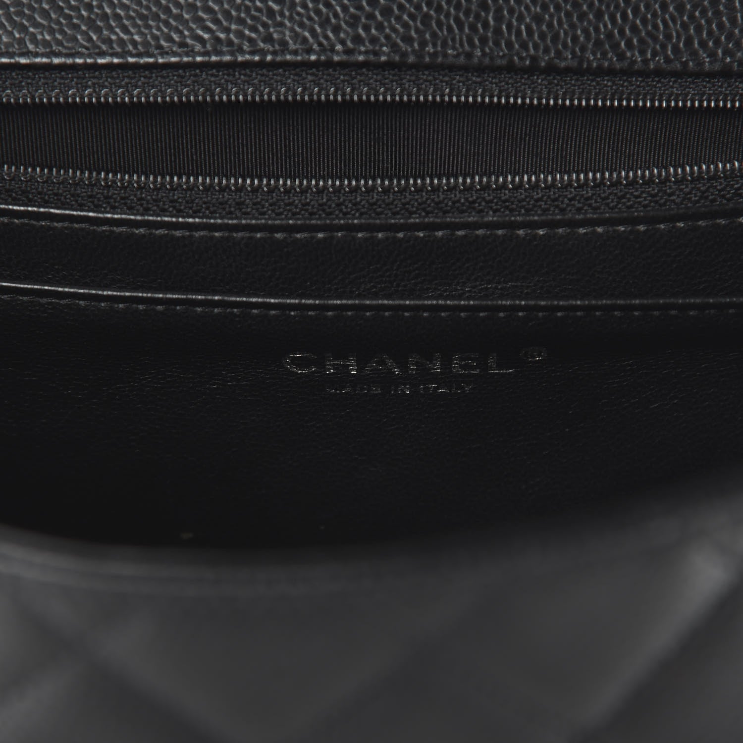 Chanel Caviar Quilted Jumbo Single Flap Black 10 of 11