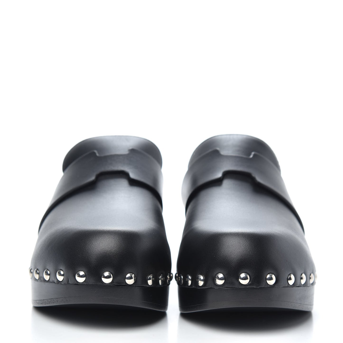 Calfskin Calya Mules 36 Black