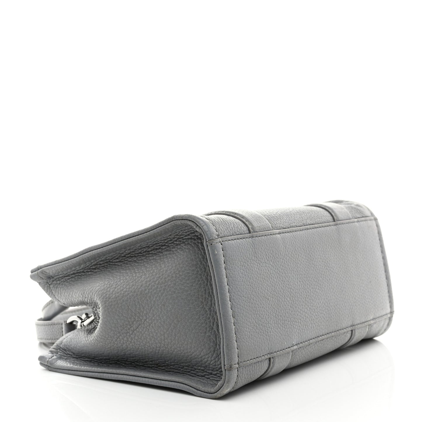 Grained Calfskin Small The Tote Bag Wolf Grey