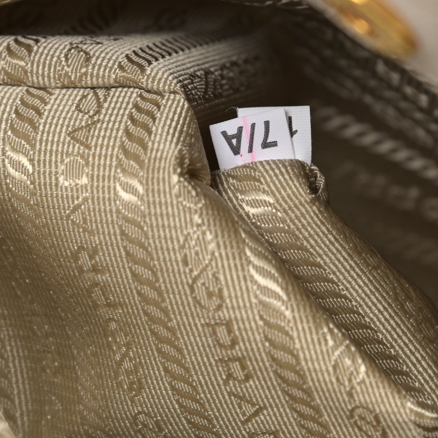 Prada Saffiano Lux Bi-Color Tote Talco Visone 8 of 15