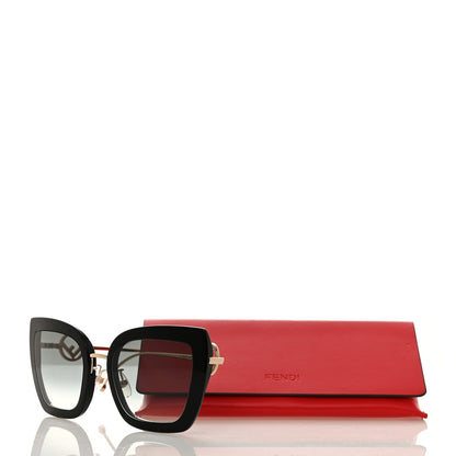 Fendi Acetate Metal F is Fendi Square Cat Eye Sunglasses FF 0424/F/S Black 7 of 7