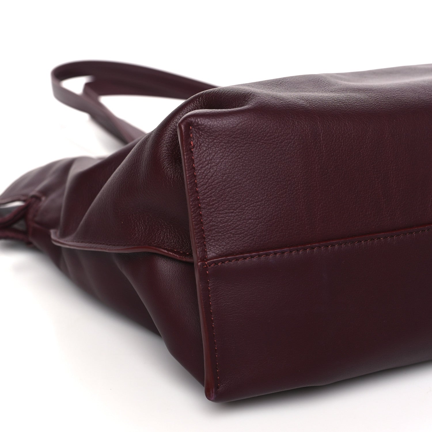 Loewe Calfskin Large Flamenco Knot Bag Dark Burgundy 9 of 10