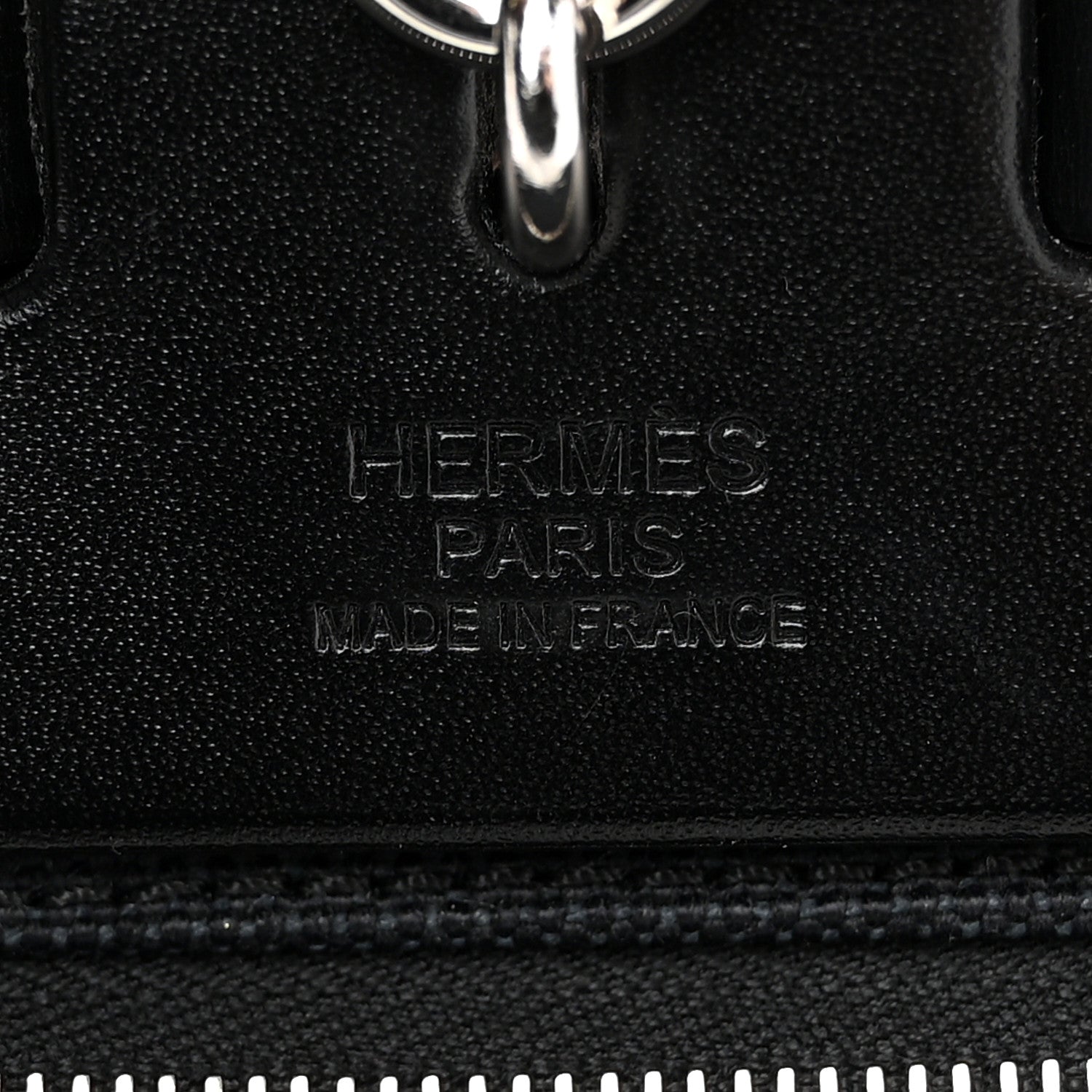 Hermes Military Toile Vache Hunter Herbag Zip PM 31 Black 7 of 13