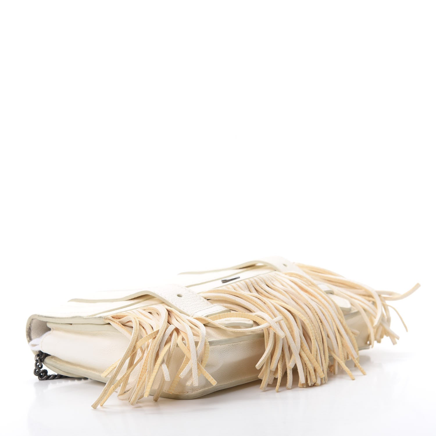 Proenza Schouler Lambskin Fringe PS1 Chain Wallet White 4 of 14