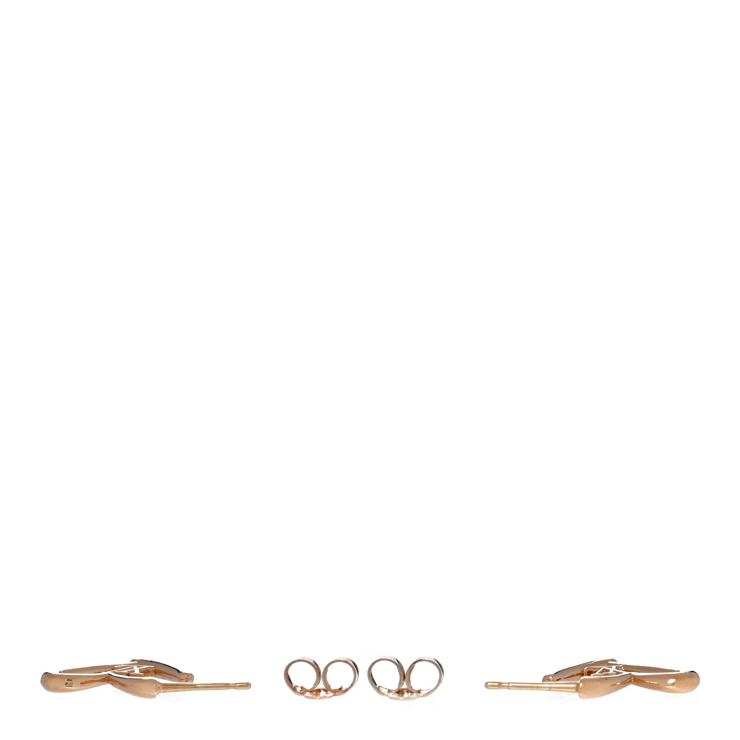 Louis Vuitton Fall In Love Heart Earrings PM Gold 3 of 7