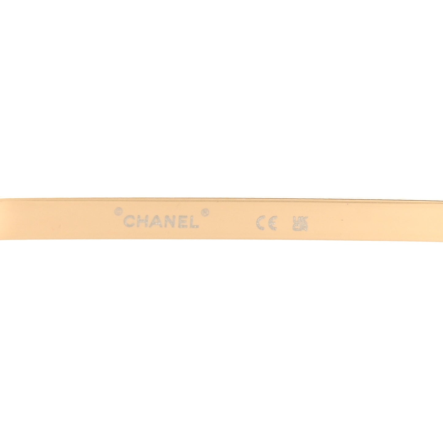 Metal Logo Square Sunglasses 71541 Gold