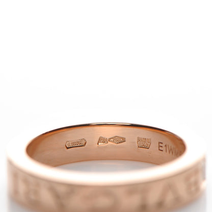 Bulgari 18K Rose Gold Diamond B.Zero1 Essential Band Ring 50 5.25 6 of 7