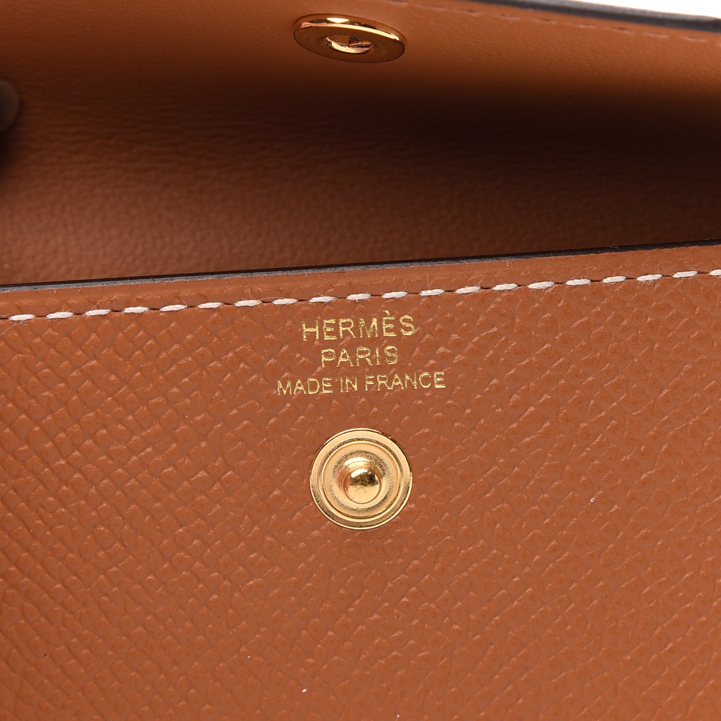 Epsom Kelly Pocket Belt Gold