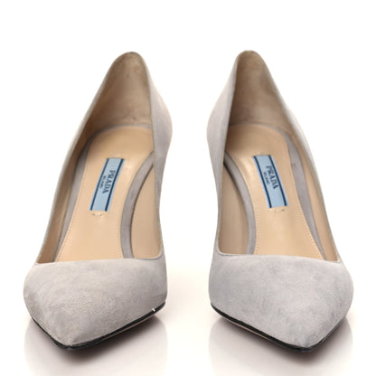 Prada Camoscio 85mm Pumps 36 Nube 2 of 8