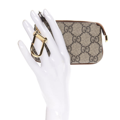 Gucci GG Supreme Monogram Key Case Brown 2 of 8