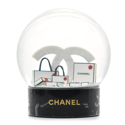 Chanel Glass CC Shopping Bag Snow Globe 1 of 4