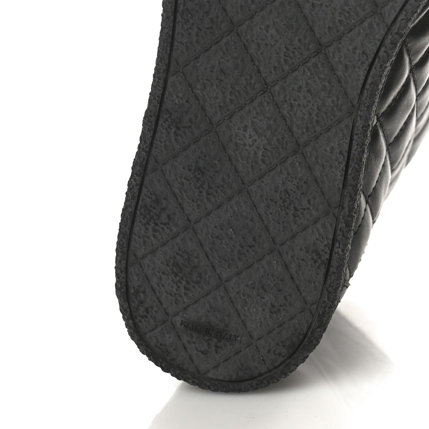 Chanel Lambskin Quilted High Top Sneakers 36.5 Black 11 of 13