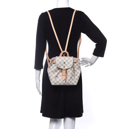 Louis Vuitton Damier Azur Sperone BB Backpack 2 of 9