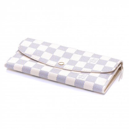 Louis Vuitton Damier Azur Emilie Wallet 4 of 8