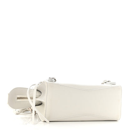 Balenciaga Grained Calfskin Neo Classic Silver Hardware Mini City White 4 of 11