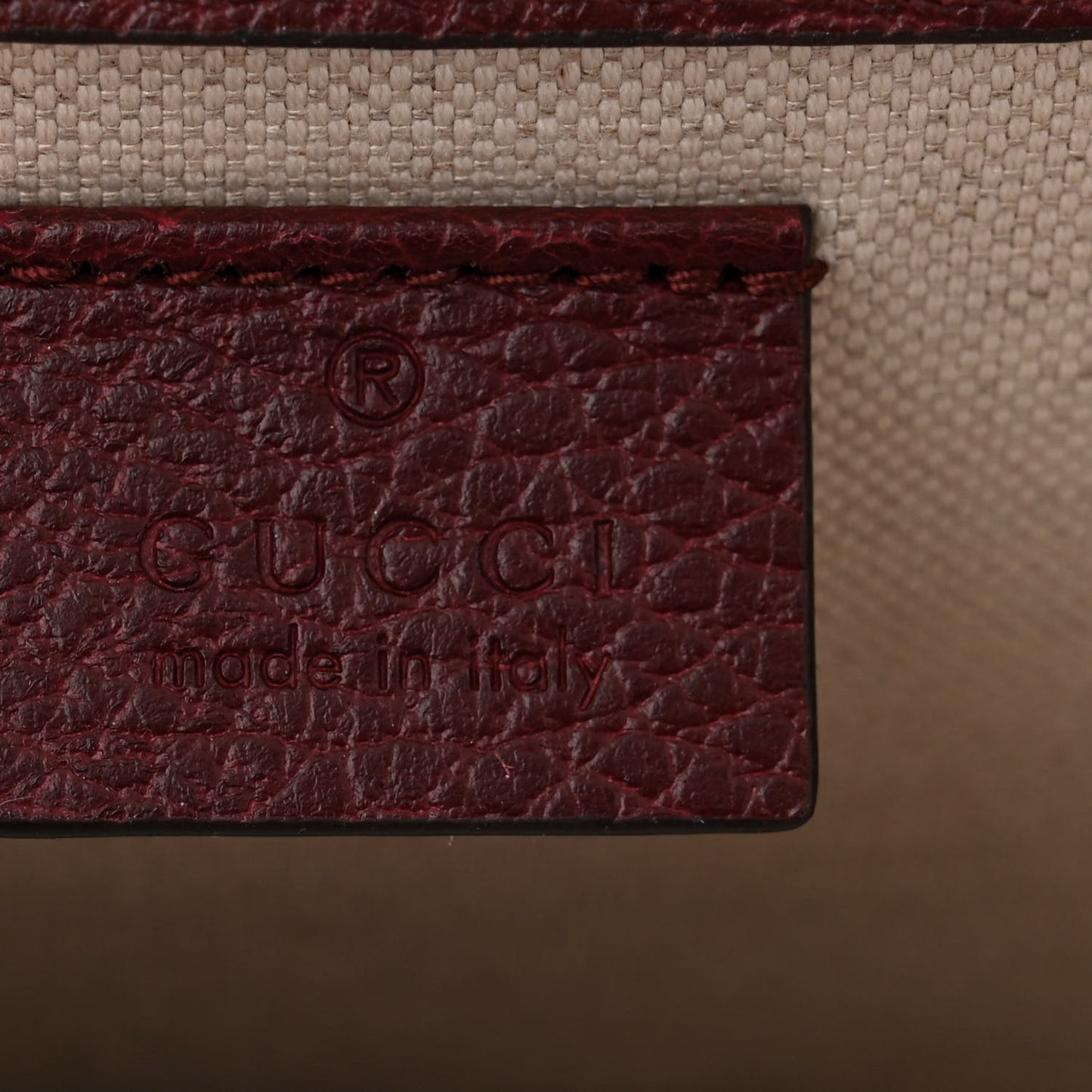 Dollar Calfskin Crystal Small Dionysus Shoulder Bag Vintage Bordeaux