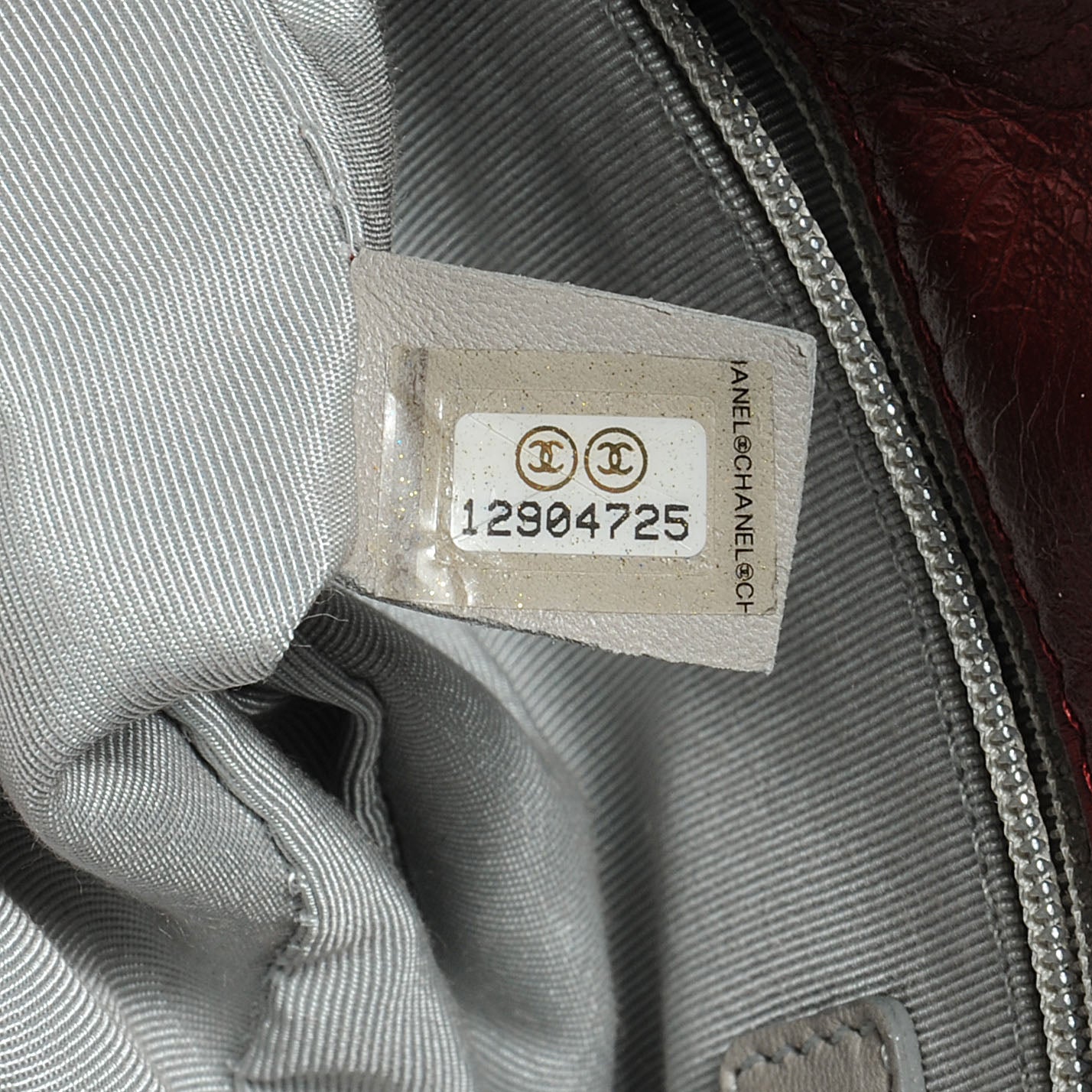 Chanel Lambskin Stravinsky Medium Flap Bordeaux 6 of 7
