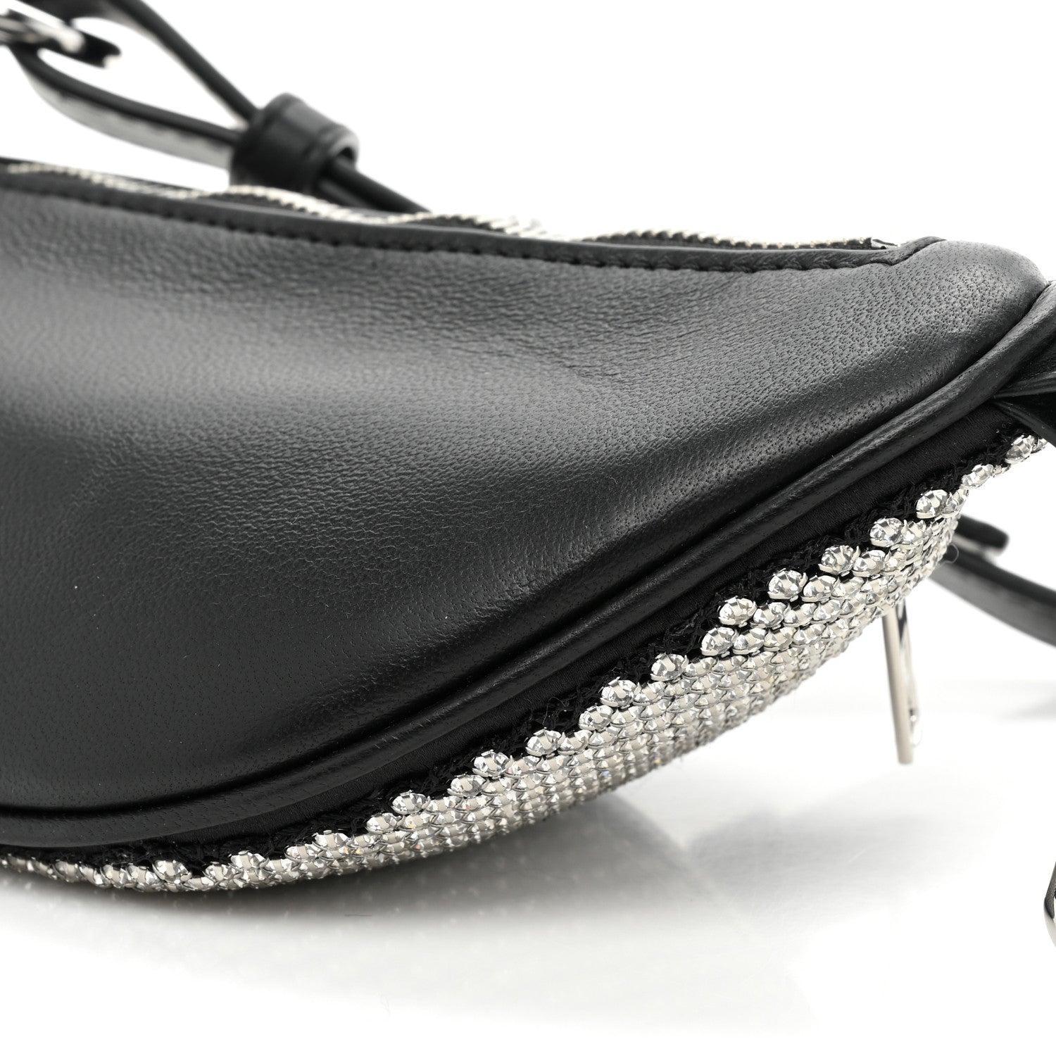 Alexander Wang Rhinestone Mesh Mini Attica Belt Bag Black 8 of 11