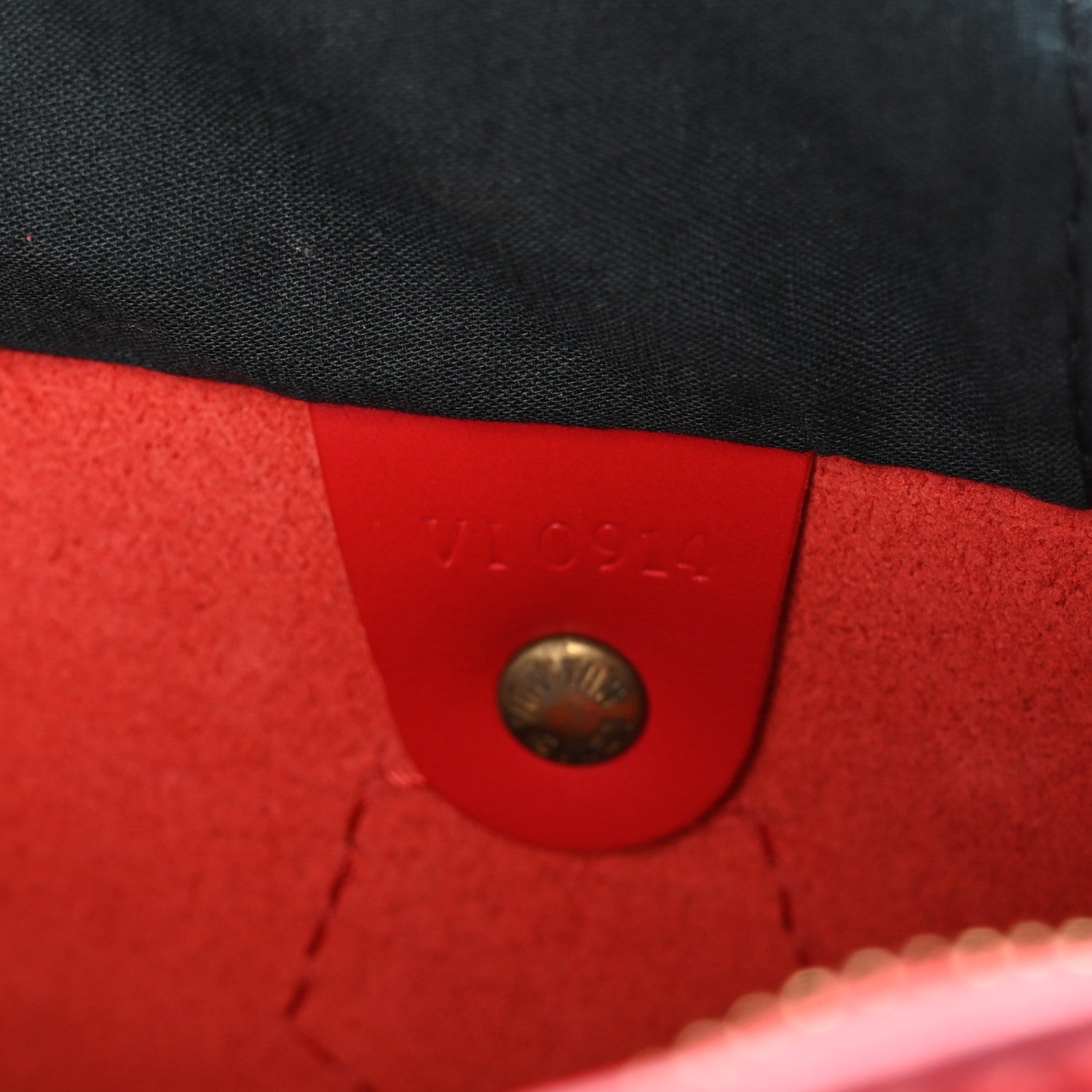 Louis Vuitton Epi Speedy 30 Castillan Red 6 of 13