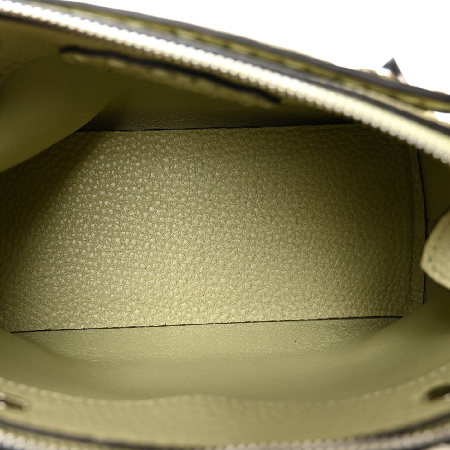 Cuoio Romano Selleria Sintetica Tape Stitch Mini By The Way Boston Bag Sage Green