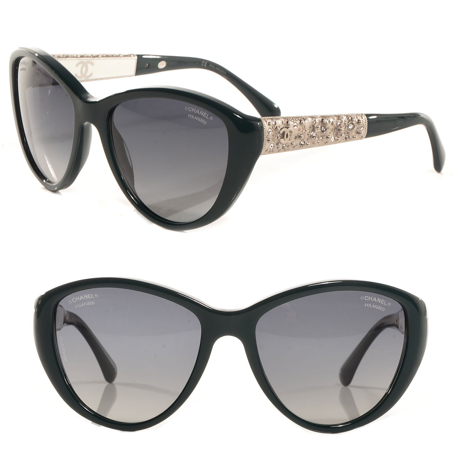 Chanel Cat Eye Bijoux Sunglasses 5298 B Green 1 of 9