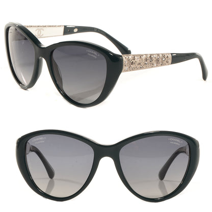 Chanel Cat Eye Bijoux Sunglasses 5298 B Green 1 of 9