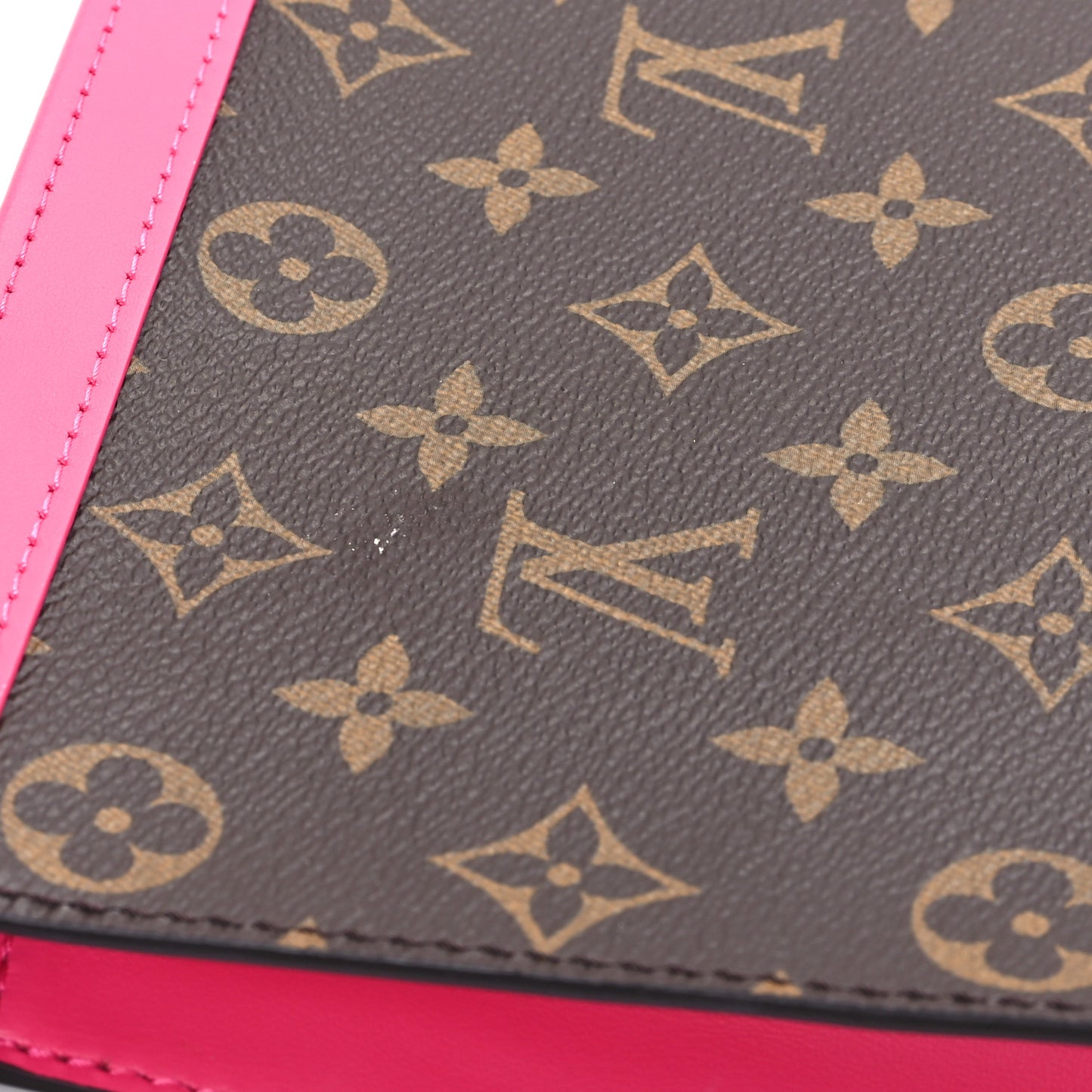 Monogram Macassar Pochette Voyage MM Fuchsia