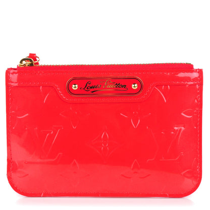 Louis Vuitton Vernis Key Pouch Rouge Grenadine 1 of 7