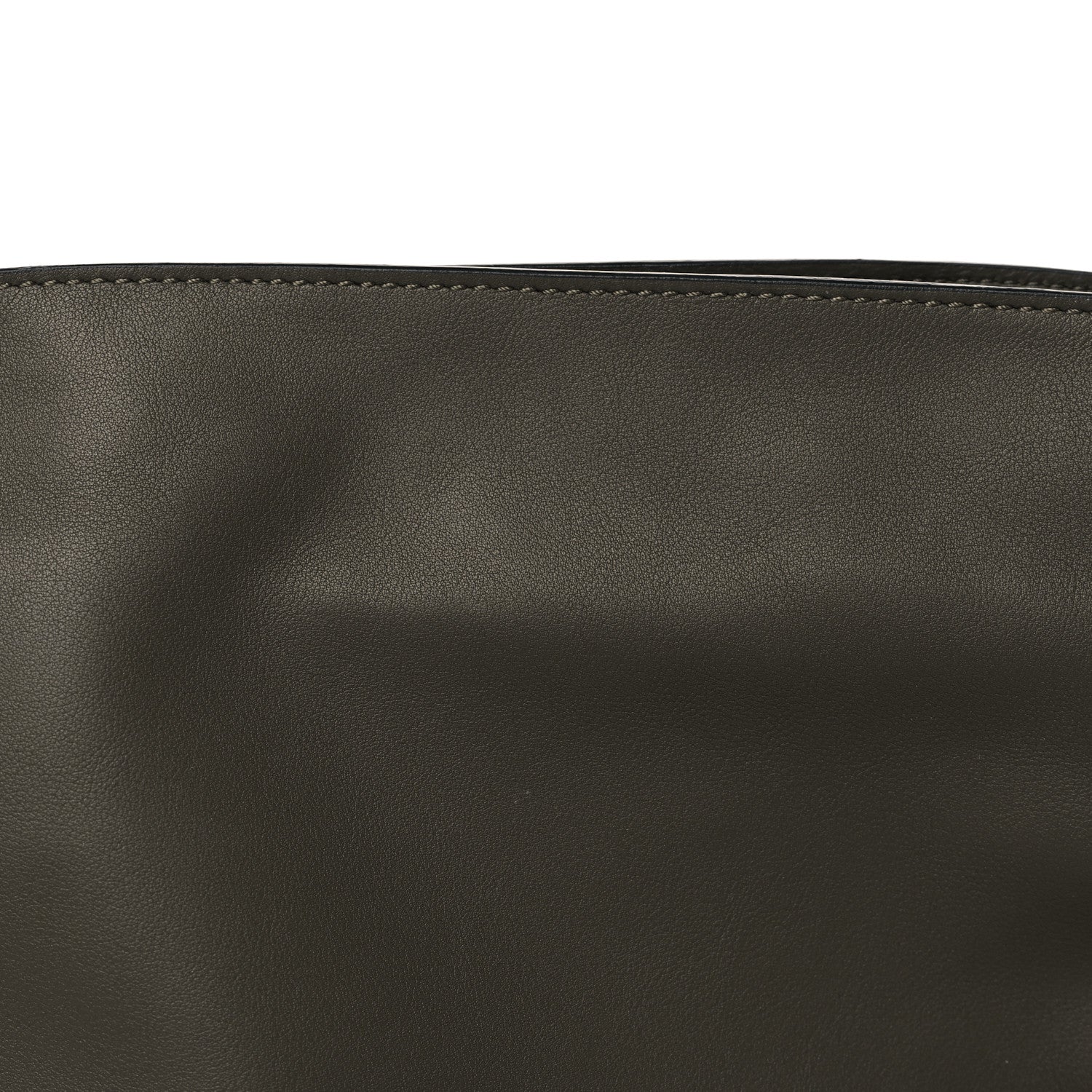 Loewe Calfskin Mini Flamenco Knot Clutch Dark Khaki 8 of 11