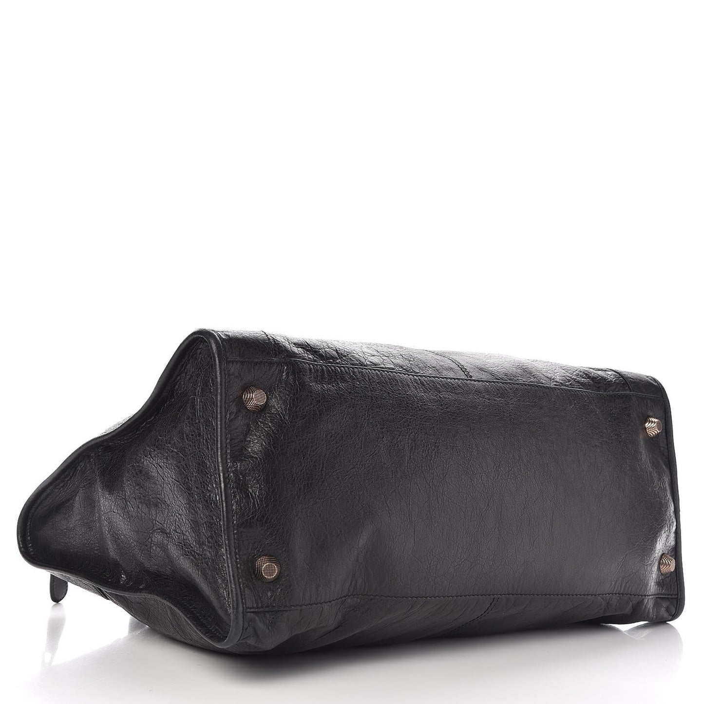 Agneau Giant 12 Rose Gold Hardware Work Black