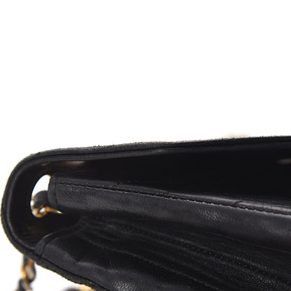Chanel Lambskin Ribbon Quilted Small Single Flap Black 12 of 16