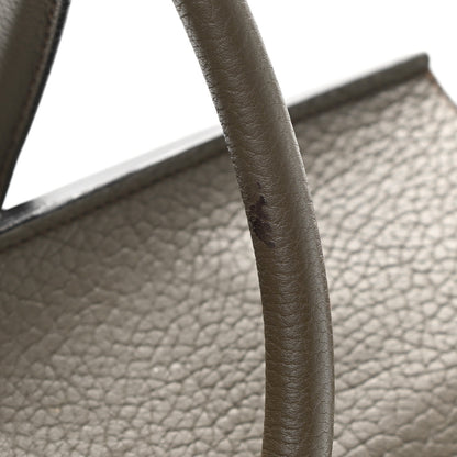 Celine Crisped Calfskin Large Tie Knot Tote Dark Khaki 10 of 13