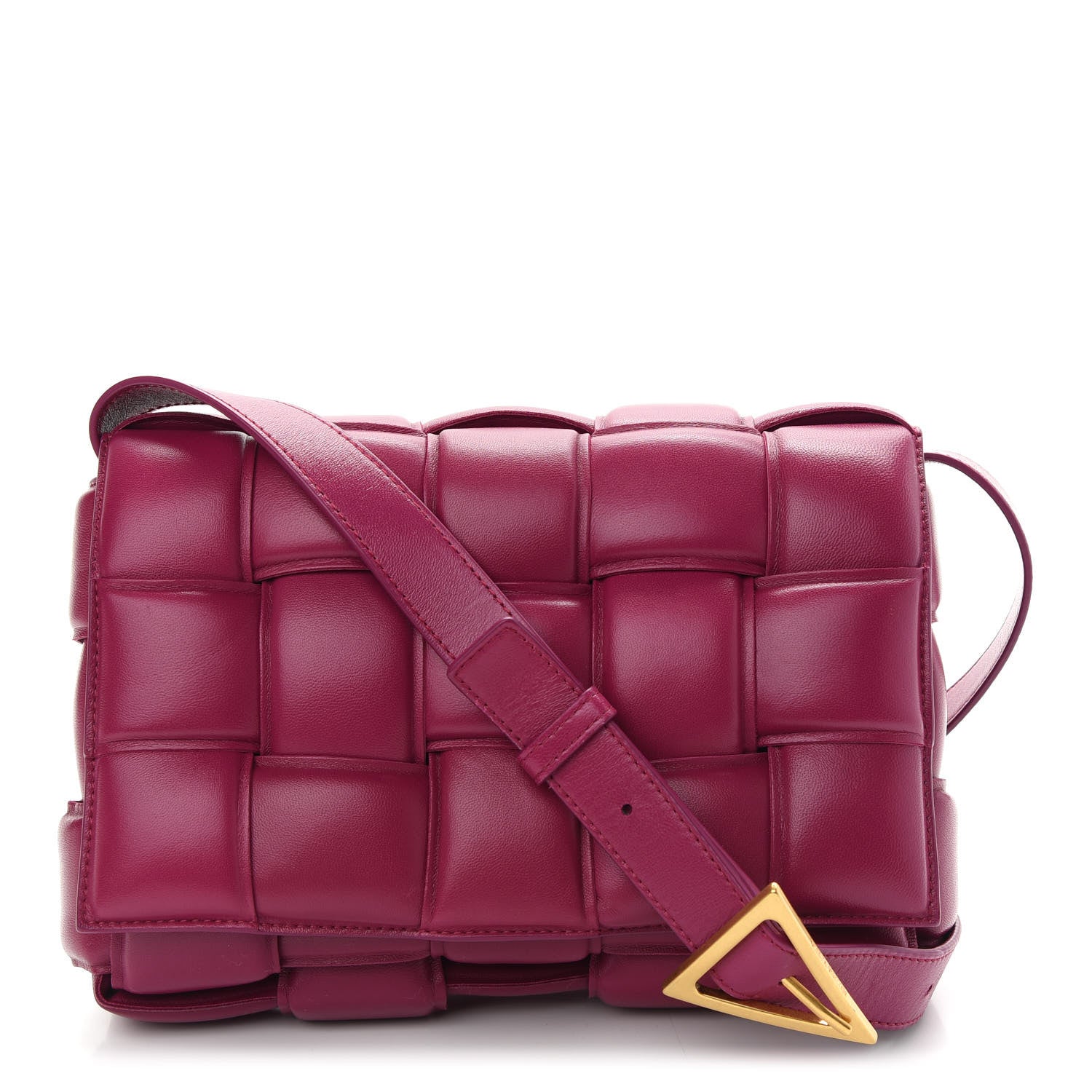Bottega Veneta Nappa Maxi Intreccio Padded Cassette Crossbody Bag Cinnabar 1 of 9