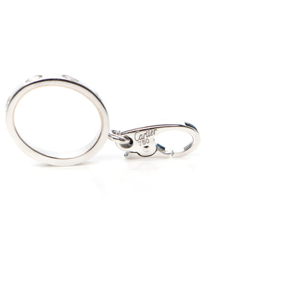 Cartier 18K White Gold LOVE Ring Charm 3 of 4