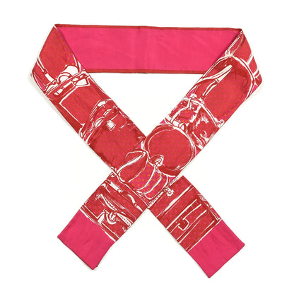 Louis Vuitton Silk Monogram Trunks Bandeau Fuchsia 1 of 3