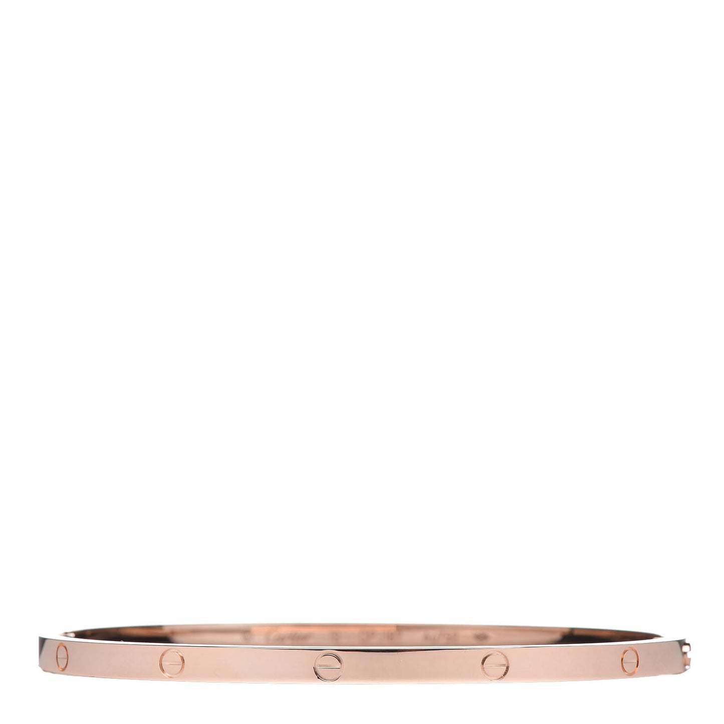 18K Pink Gold Small LOVE Bracelet 19