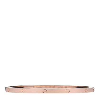 Cartier 18K Pink Gold Small LOVE Bracelet 19 1 of 7