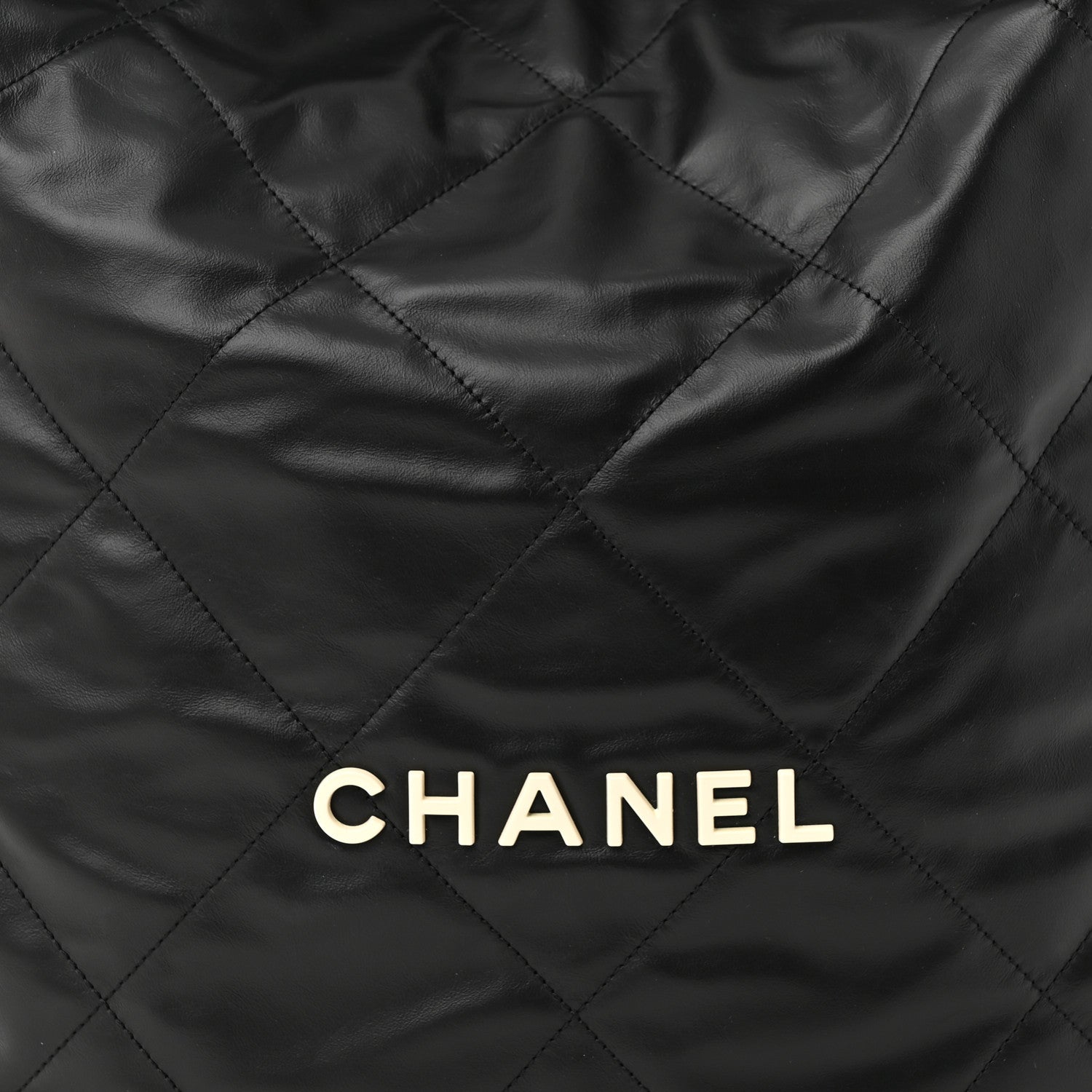 Chanel Calfskin Quilted Large Chanel 22 Black 9 of 11