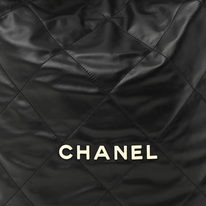 Chanel Calfskin Quilted Large Chanel 22 Black 9 of 11