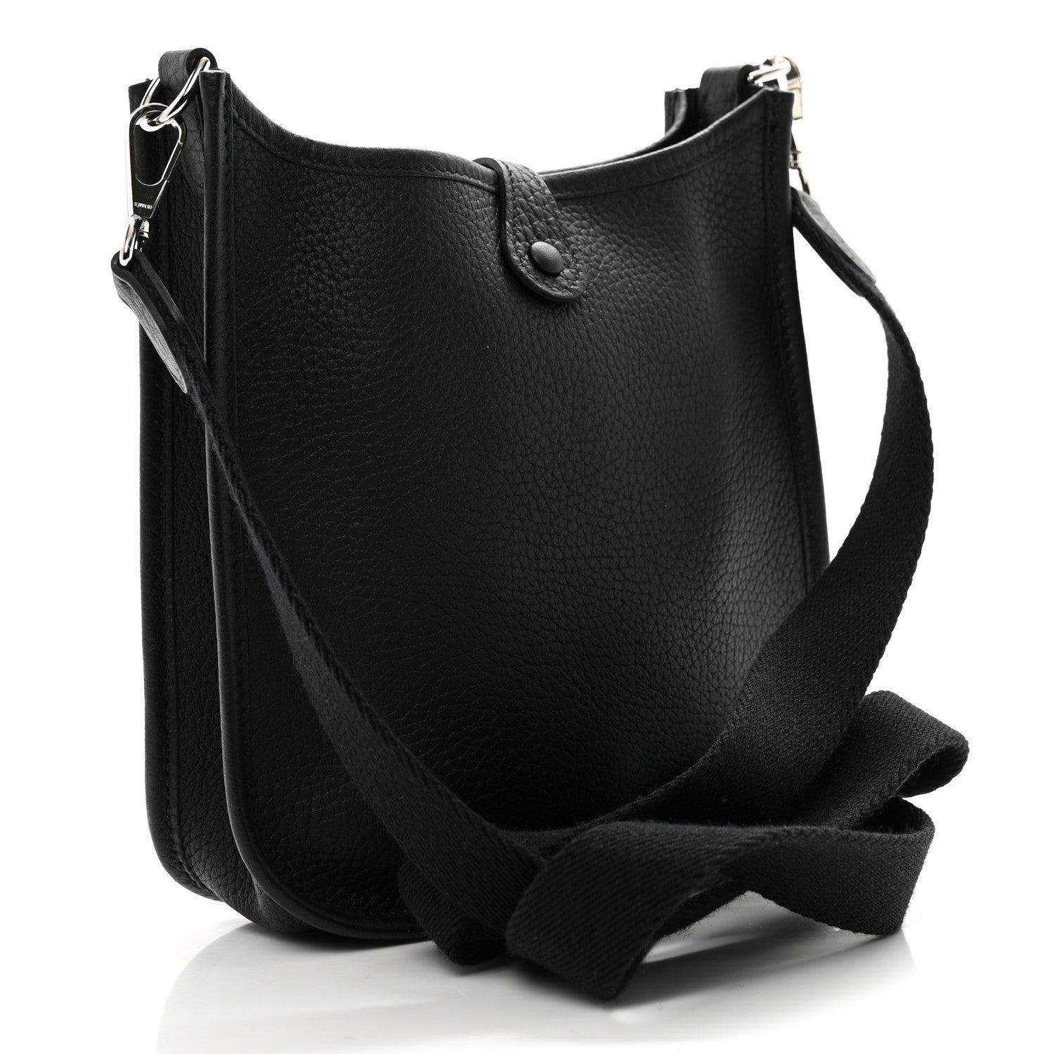 Hermes Taurillon Clemence Evelyne TPM Black 3 of 10