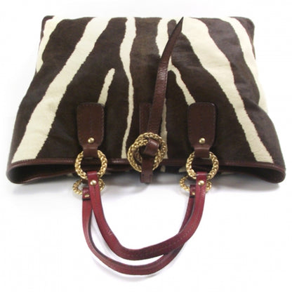 Valentino Garavani Calf Hair Zebra Print Tote 6 of 10
