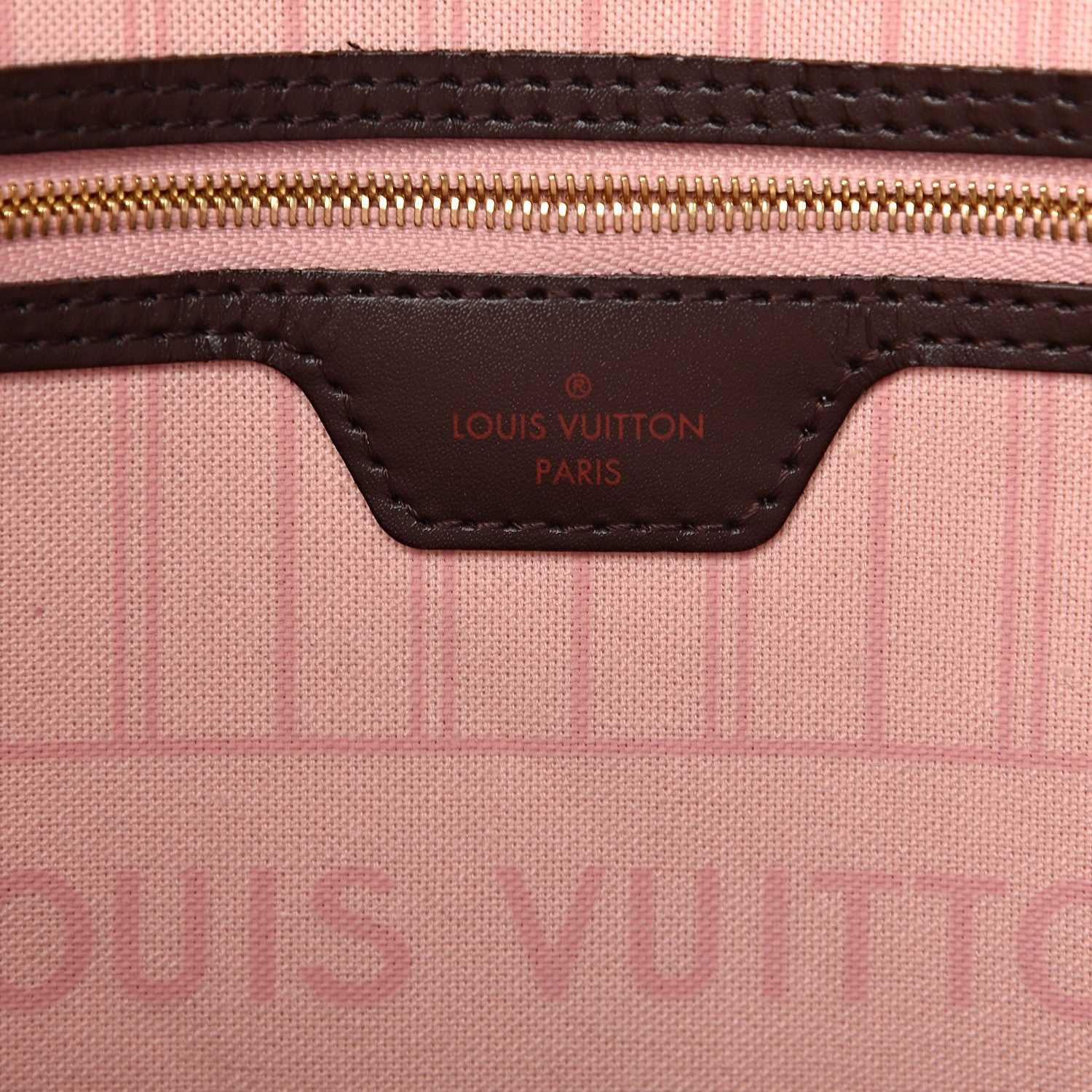 Louis Vuitton Damier Ebene Neo Neverfull MM Rose Ballerine 6 of 16