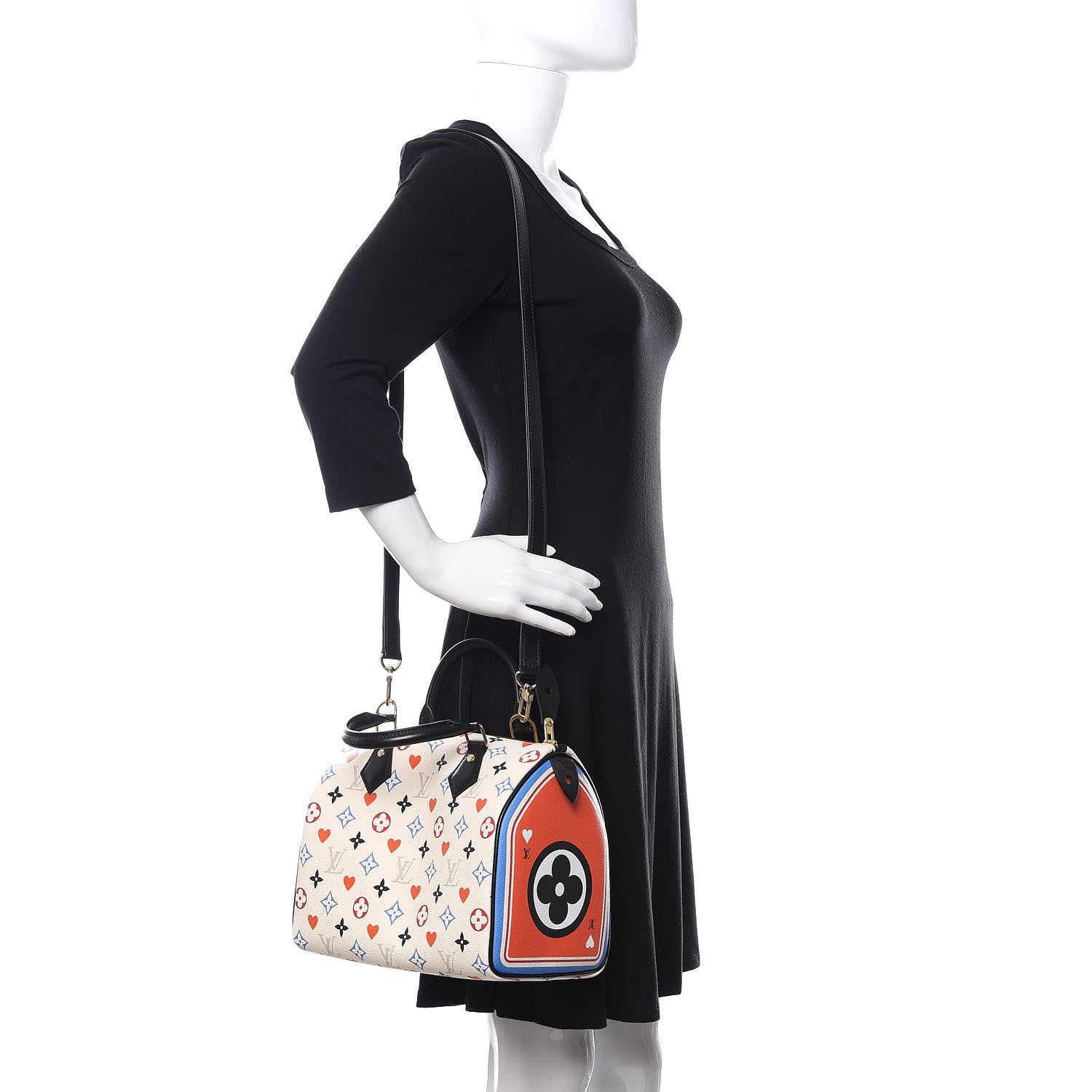 Louis Vuitton Game On Speedy Bandouliere 25 White 2 of 10