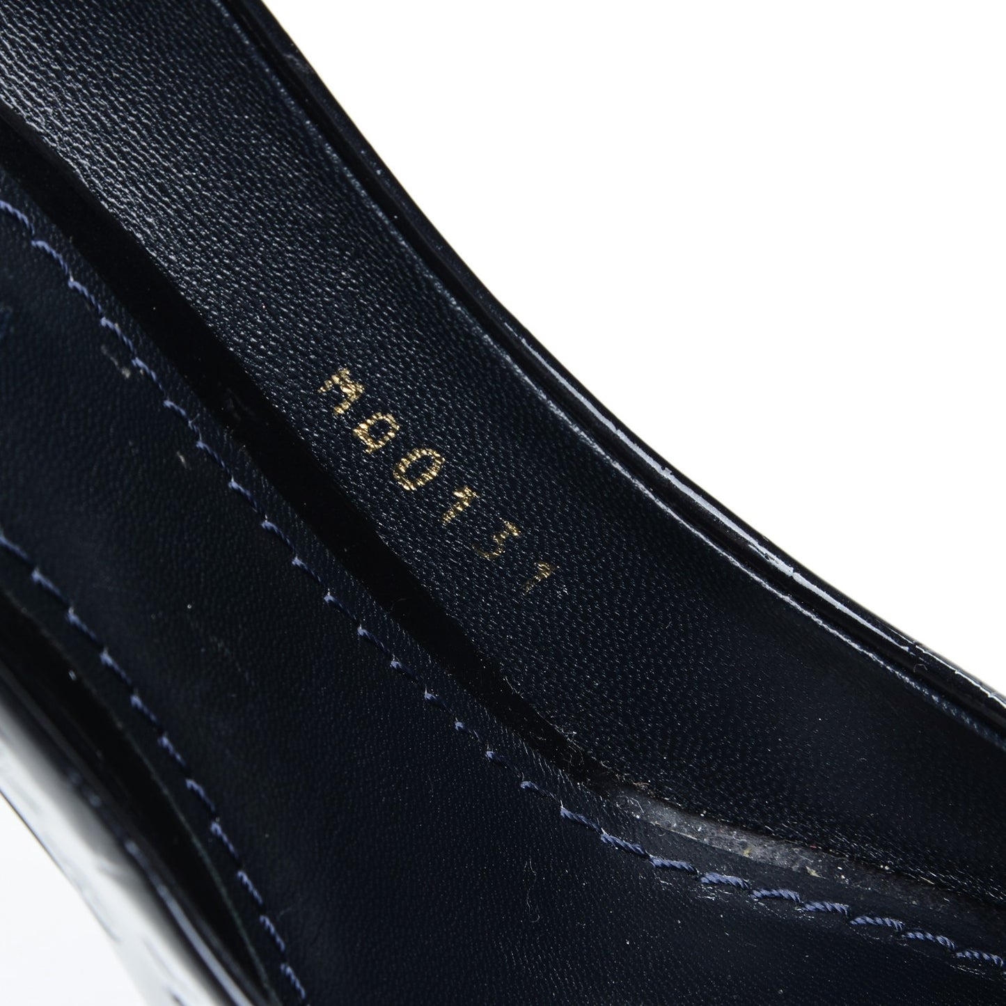 Vernis True Peep Toe Pumps 37 Blue Infini