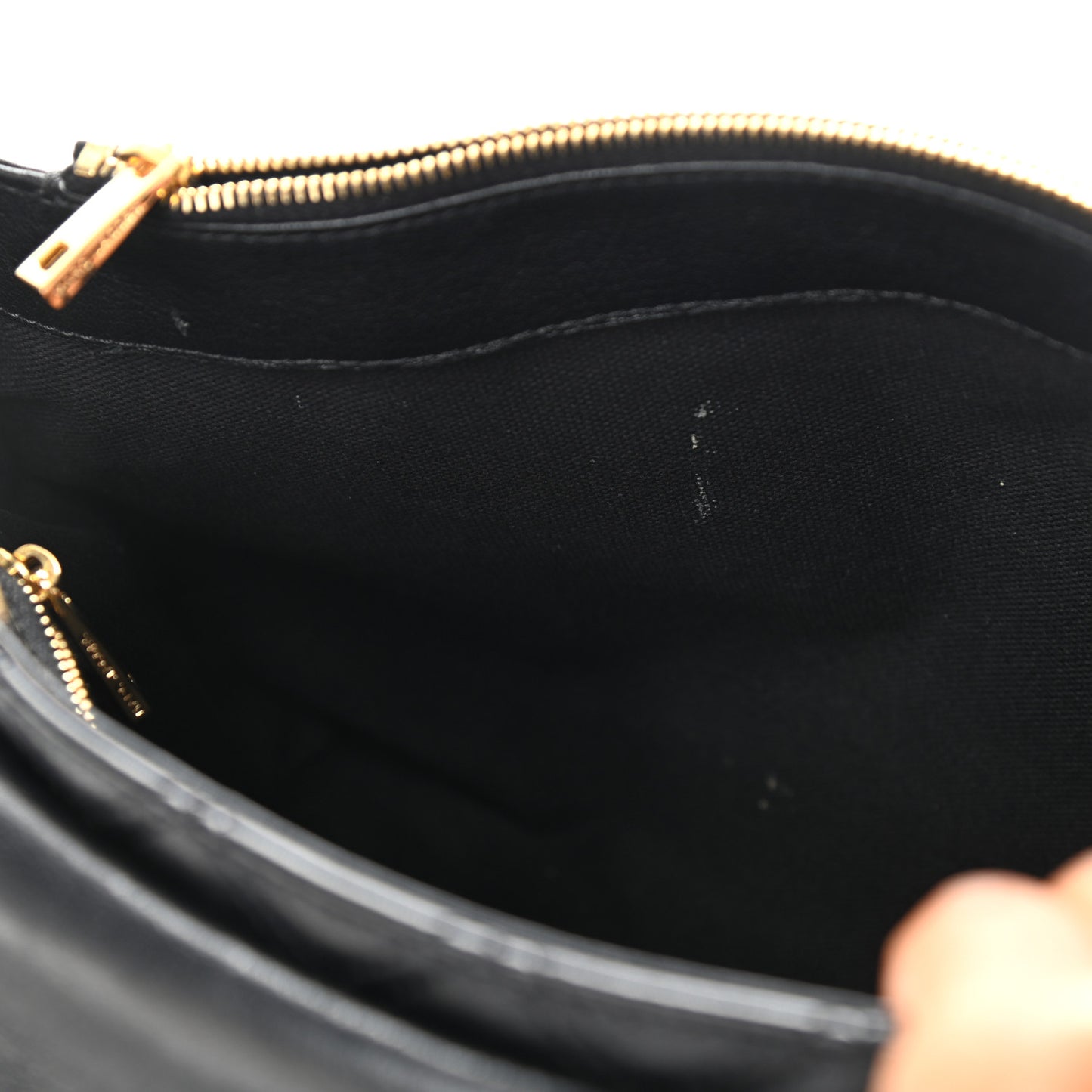 Lambskin Quilted The Large Single Flap Black