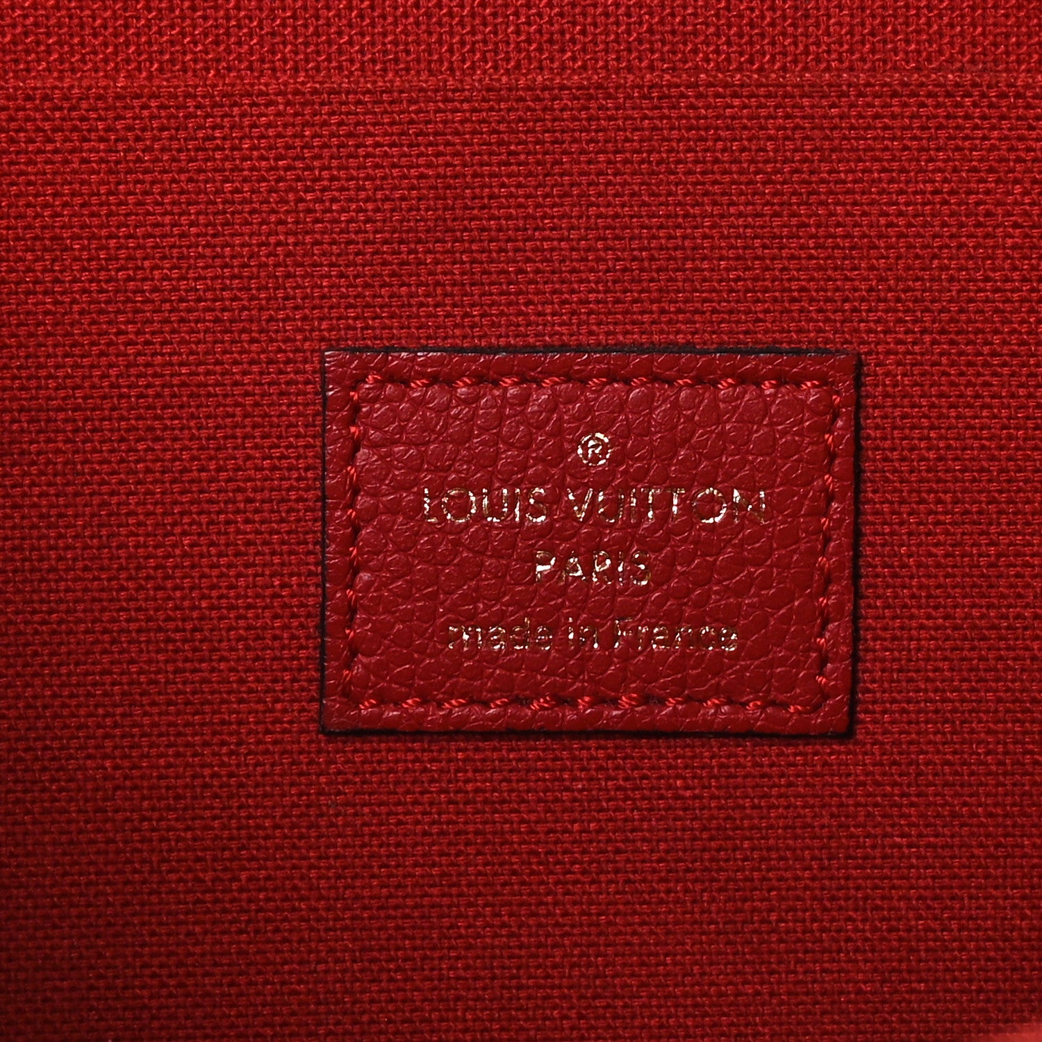 Louis Vuitton LOUIS VUITTON Empreinte Pochette Felicie Chain Wallet Scarlet 6 of 10