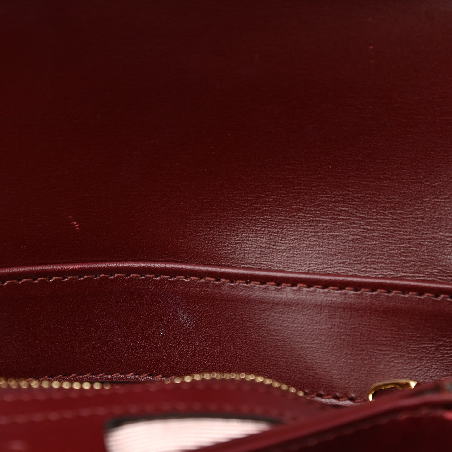 Vitello Palmellato Lux Small Arli Flap Shoulder Bag Vintage Bordeaux
