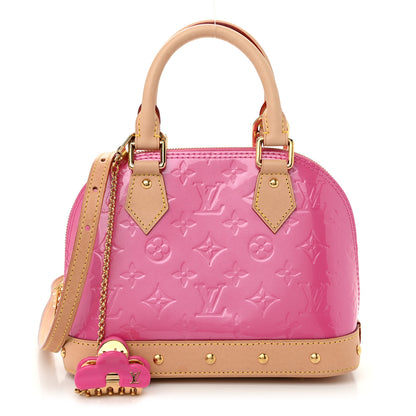 Louis Vuitton Vernis Alma BB Neon Pink 3 of 10