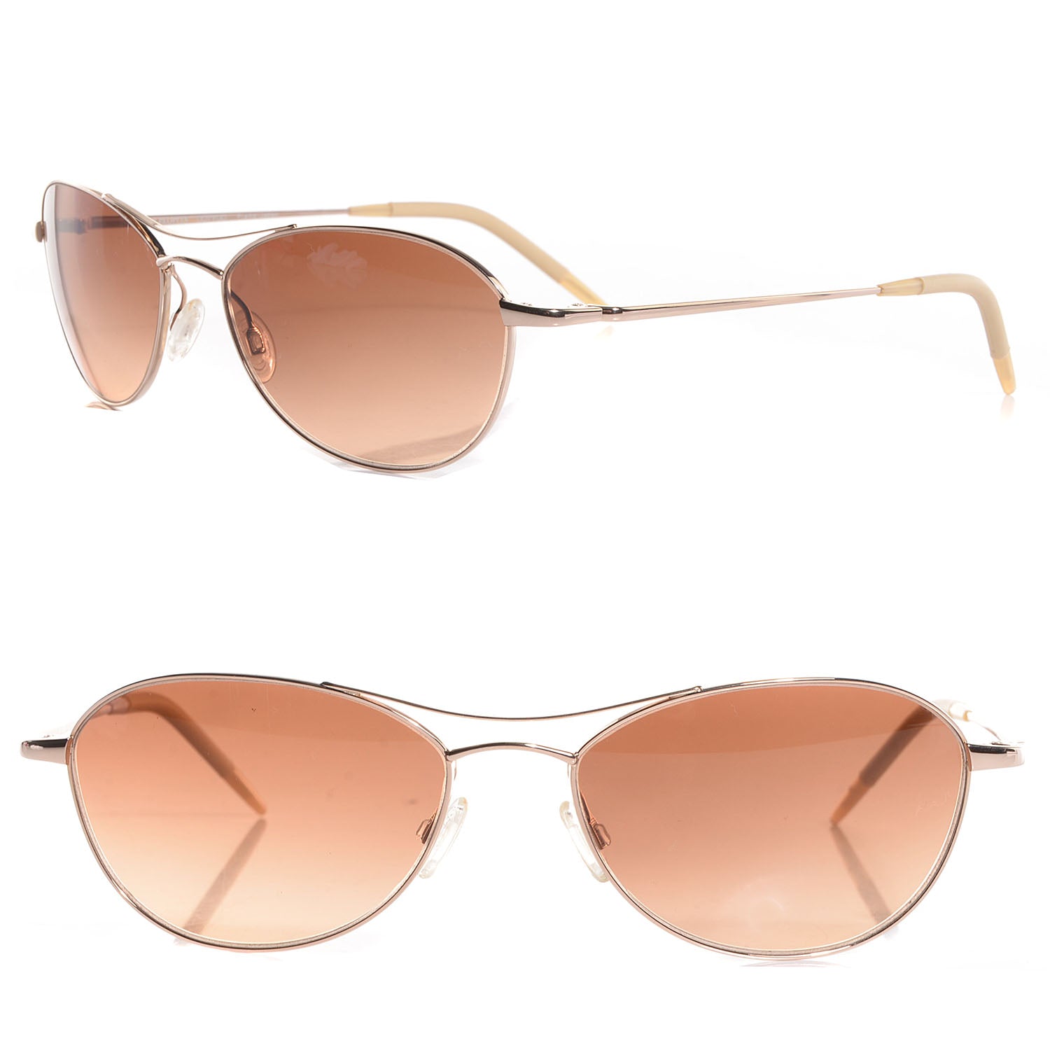 Oliver Peoples Aero Sunglasses Gold 1 of 4